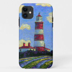 Case-Mate iPhone Case Phare Pastel et champs de lavande