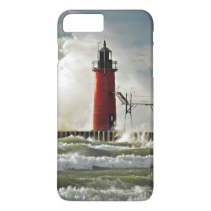 Etui iPhone Case-Mate phare rouge à vague géante