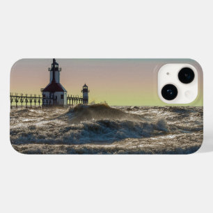 Coque Pour iPhone 14 Phare Saint-Joseph Peinture Coque-Mate iPhone Ca