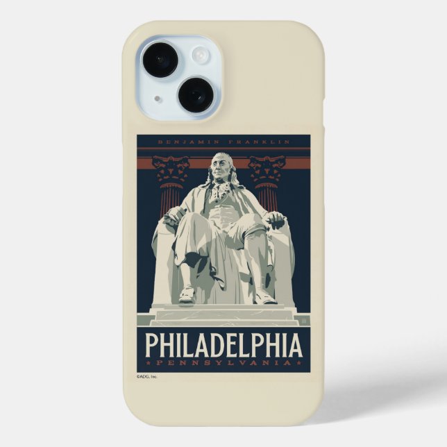 Coques Case-Mate iPhone Philadelphie | Institut Benjamin Franklin (Verso)