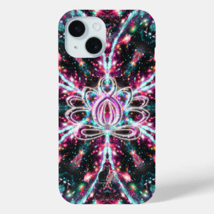 Coque Pour iPhone 15 Phosphorescence Zen Lotus