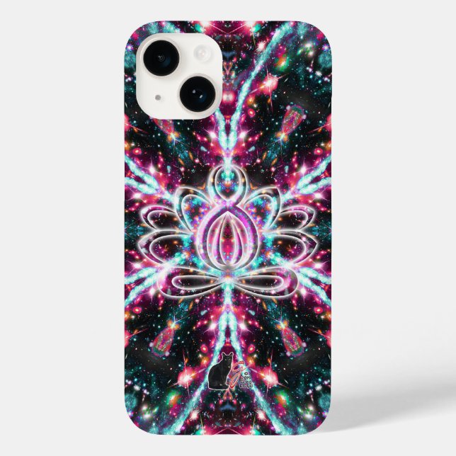 Coques Case-Mate iPhone Phosphorescence Zen Lotus (Verso)