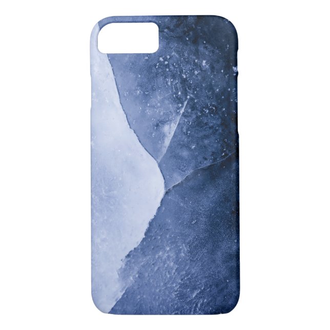 Coques Case-Mate iPhone Photo Blue Ice Abstrait Art (Dos)
