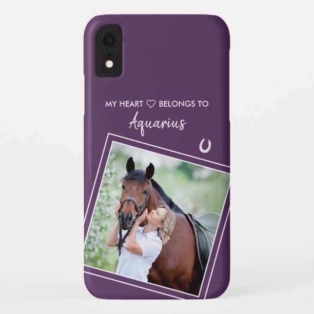 Coques Case-Mate iPhone Photo Cheval Equestre Personnalisé (Dos)