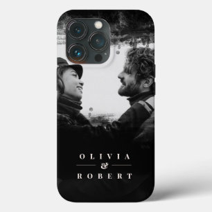 Case-Mate iPhone Case Photo Couple Personnalisé Style Noir Abstrait