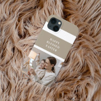 Photo de famille moderne beige | Heureuse Sainte P