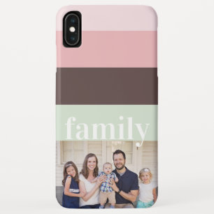 Case-Mate iPhone Case Photo de famille rose Brown et verte