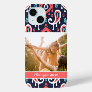 Coque Pour iPhone 15 Photo de la Fête des Mères de la Marine et du Cora