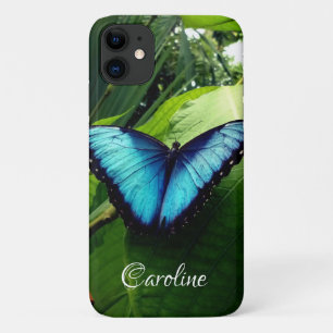 Case-Mate iPhone Case Photo de la nature du papillon bleu personnalisé m