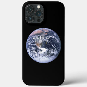iPhone 13 Pro Max Case Photo de la Terre, Marble Bleue, dans l'espace