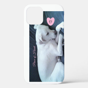 Case-Mate iPhone Case Photo de mignon chien dormant avec monogramme card
