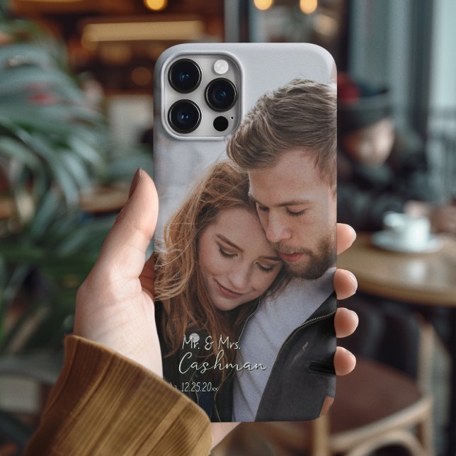 Coques Case-Mate iPhone Photo de Noël personnalisée en couple (Personalize your iPhone case with Your fav photo and ID)