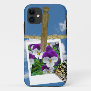 Etui iPhone Case-Mate Photo de Pansy avec papillon