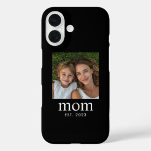 Coque Pour iPhone 16 Photo de script établi de maman noire 