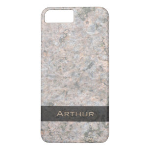 Coque iPhone 8 Plus/7 Plus Photo de texture de roche de géologie