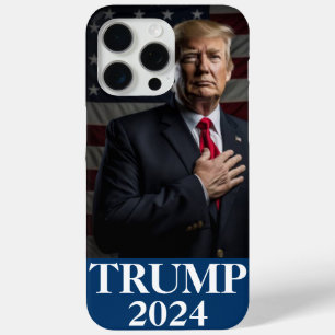 Coque iPhone 15 Pro Max Photo Donald Trump - Trump 2024 Garder l'Amérique 