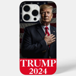 Coque iPhone 15 Pro Max Photo Donald Trump - Trump 2024 Garder l'Amérique