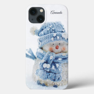 Case-Mate iPhone Case Photo d'un mignon bonhomme de neige en hiver - Noë