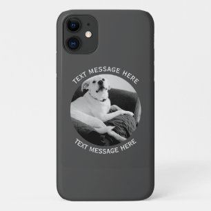 Case-Mate iPhone Case Photo en noir et blanc du message textuel de Talki