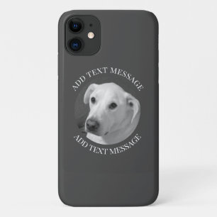 Case-Mate iPhone Case Photo en noir et blanc d'un beau chien à l'âne