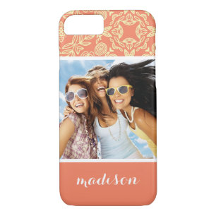 Etui iPhone Case-Mate Photo et nom personnalisés sur l'Arrière - plan Vi