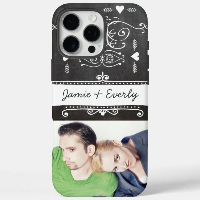 Coques Case-Mate iPhone Photo Everafter Chalkboard (Verso)