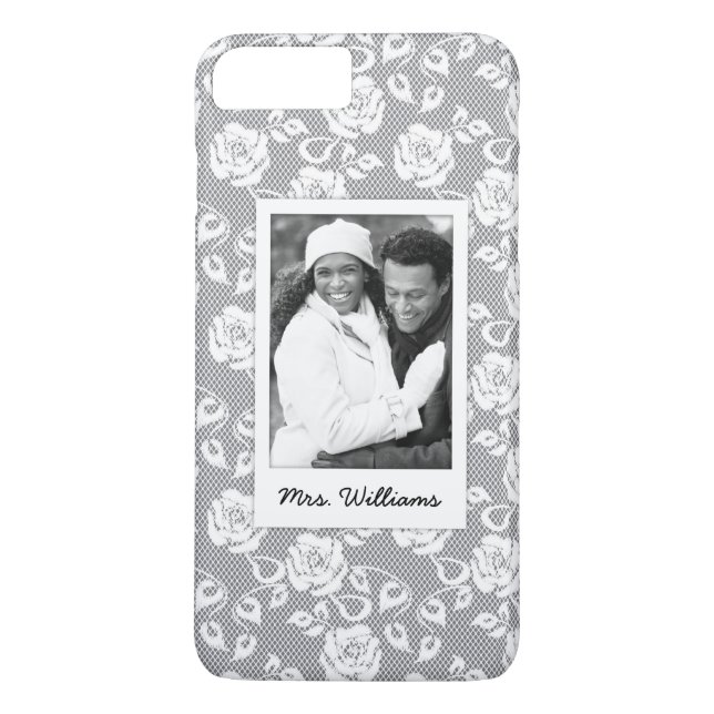 Coques Case-Mate iPhone Photo faite sur commande et fleurs blanches (Dos)