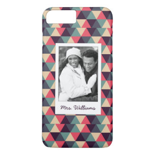 Coques Pour iPhone Photo faite sur commande et motif de Teal et rose