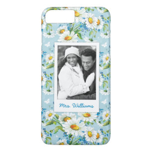 Coque iPhone 8 Plus/7 Plus Photo faite sur commande et motif floral élégant