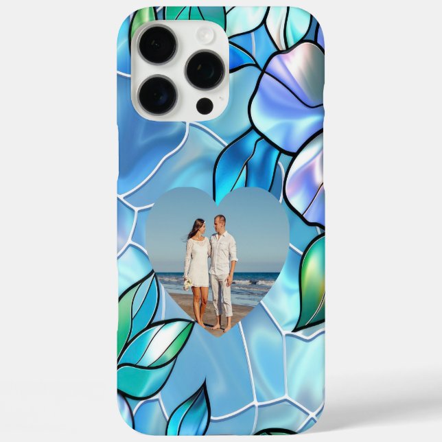 Coques Case-Mate iPhone Photo Heart Floral iPhone / iPad case (Verso)