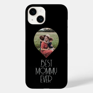 Coque Pour iPhone 14 Photo Meilleure maman Jamais Script moderne