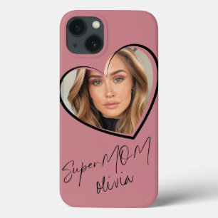 Case-Mate iPhone Case Photo MOM Design Moderne Rose Bleu