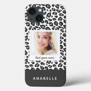 Case-Mate iPhone Case Photo noire et blanche moderne de cru d'empreinte