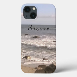 Case-Mate iPhone Case Photo Ocean Waves Sandy Beach Rocky Shore