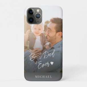 Case-Mate iPhone Case photo personnalisé meilleur papa script nom person