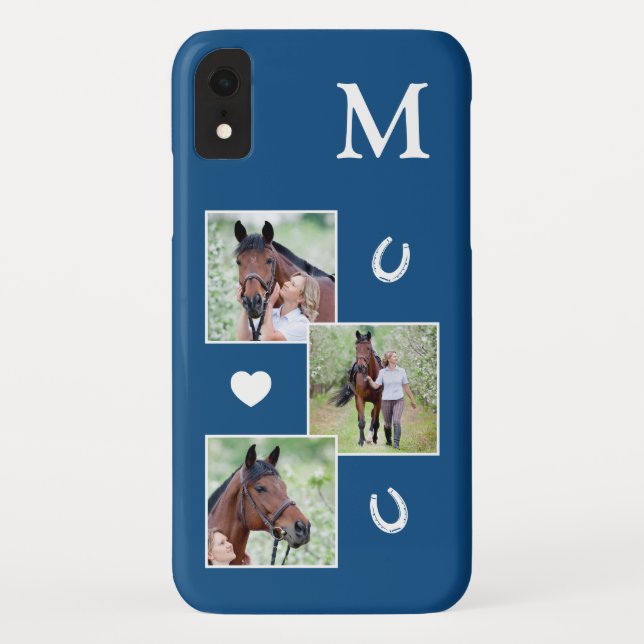 Coques Case-Mate iPhone Photo personnalisée Cheval animal équin (Dos)