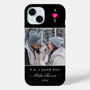 Coque Pour iPhone 15 Photo personnalisée et Mariage/Fiançailles de mono