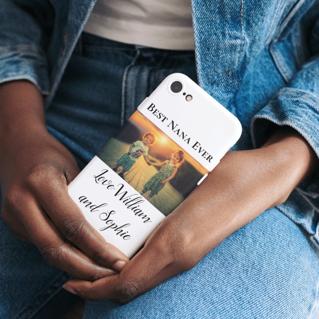 Coques Case-Mate iPhone Photo personnalisée Meilleure Nana Ever (Custom Best Nana Ever Photo Case-Mate iPhone Case)
