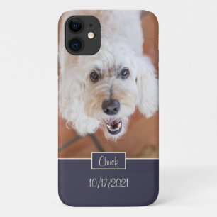 Case-Mate iPhone Case Photo personnalisée Monogramme Nom initial Style b