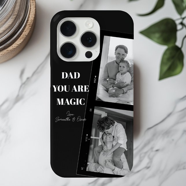 Coques Case-Mate iPhone Photo personnalisée 'Papa, tu es magique' Deux Pèr (Créateur téléchargé)