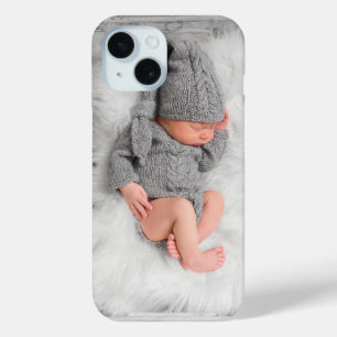 Coque Pour iPhone 15 Photo personnalisée pour bébé