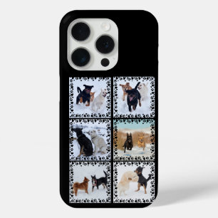 Coque iPhone 15 Pro Photo Pet Paw Heart Prints Apple X 11 12 13 14 15