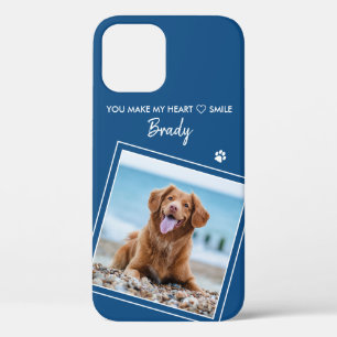 Case-Mate iPhone Case Photo pour animaux de compagnie Chien bleu éléga