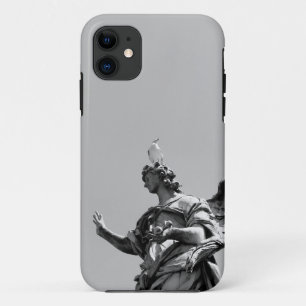 Coque Case-Mate Pour iPhone Photo simple et moderne de mouette sur la statue
