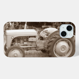 Coque iPhone 15 Mini photo Vintage Gray massey tracteur fergison