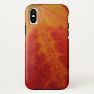 Case-Mate iPhone Case Photographie abstraite de la feuille d'érable roug