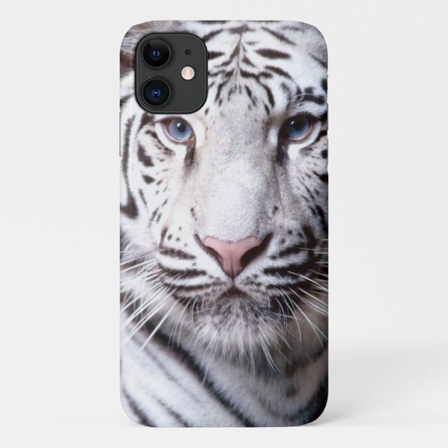 Coques Case-Mate iPhone Photographie blanche de tigre de Bengale (Dos)