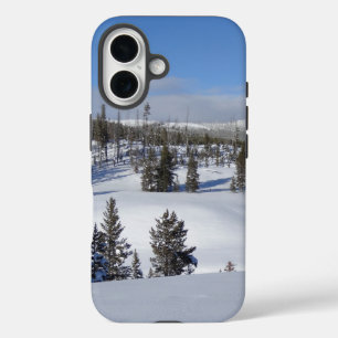 Coque Pour iPhone 16 Photographie de paysage hivernal de Yellowstone