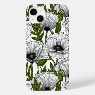 Coque Pour iPhone 14 Plus Photos blanches sur blanc