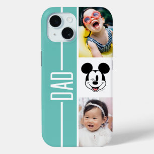 Coque Pour iPhone 15 Photos personnalisés   Mickey Mouse Winking
